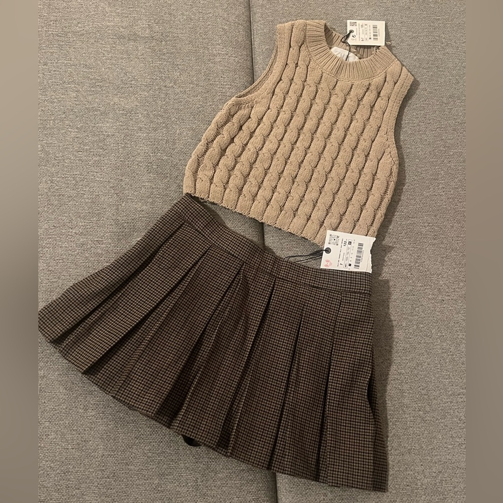 Zara Skirt and Vest set